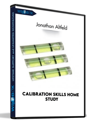 Calibration Skills Home Study – Jonathan Altfeld
