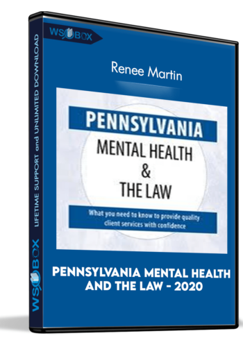 Pennsylvania Mental Health And The Law – 2020 – Renee Martin