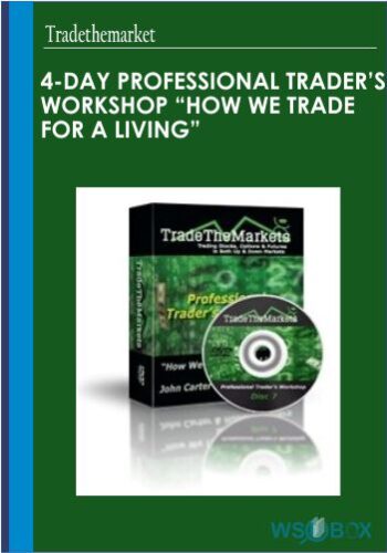 173$. 4-Day Professional Traders Workshop How We Trade for a Living – Tradethemarket