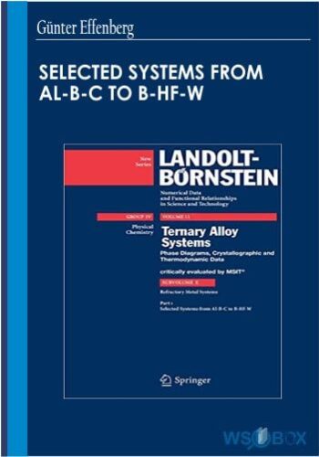 Selected Systems From Al-B-C To B-Hf-W – Günter Effenberg