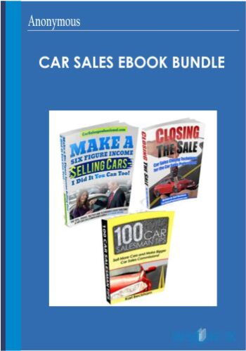 Car Sales Ebook Bundle