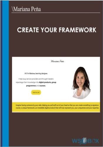 Create your framework – Mariana Pe