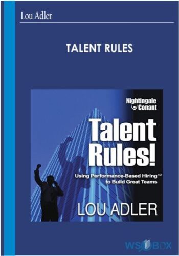Talent Rules – Lou Adler