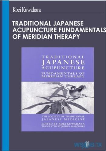 Traditional Japanese Acupuncture Fundamentals Of Meridian Therapy – Koei Kuwahara