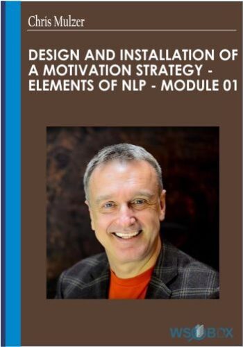 Design And Installation Of A Motivation Strategy – Elements Of NLP – Module 01 – Chris Mulzer