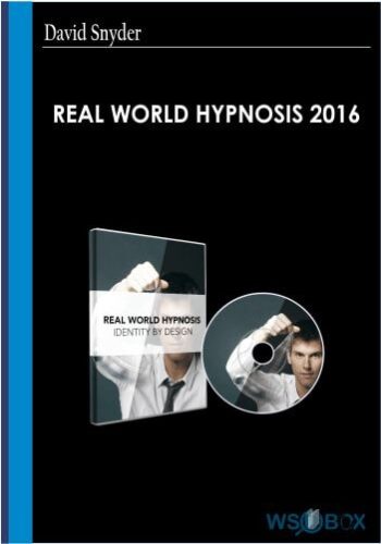 Real World Hypnosis 2016 – David Snyder