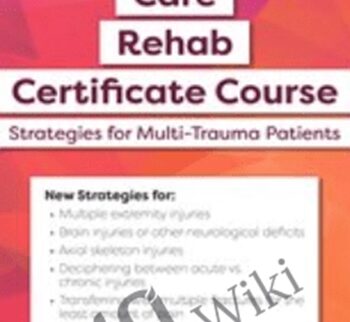2-Day: Acute Care Rehab Certificate Course: Strategies For Multi-Trauma Patients *Pre-Order*