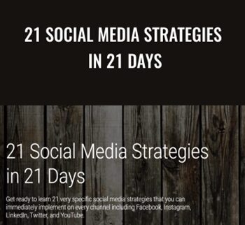 21 Social Media Strategies In 21 Days – Shaina Weisinger
