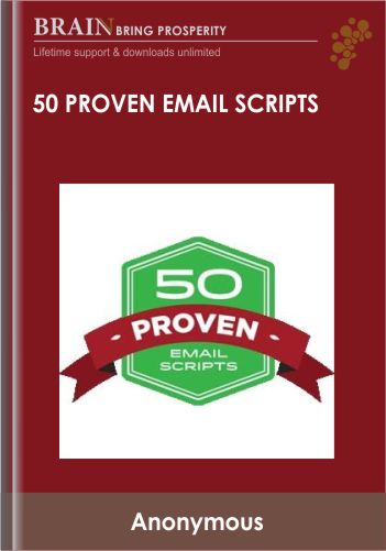 50 Proven Email Scripts – Ramit Sethi