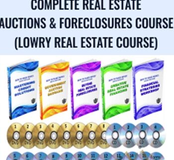 Complete Real Estate Auctions & Foreclosures Course (LOWRY Real Estate Course) - Albert Lowry
