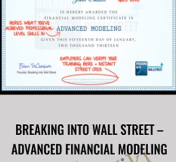 Breaking Into Wall Street – Advanced Financial Modeling