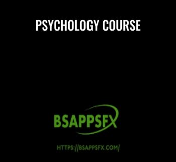 Psychology Course – BSAPPSFX