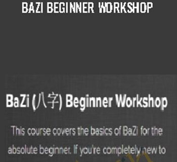 BaZi Beginner Workshop – Sean Chan