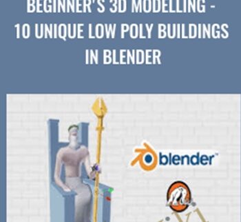 Beginner's 3D Modelling - 10 Unique Low Poly Buildings in Blender