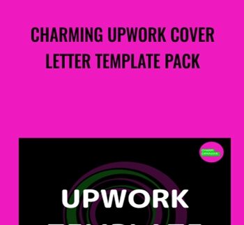 Charming Upwork Cover Letter Template Pack - Jon Buchan