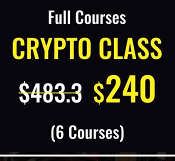 SPECIAL DISCOUNTS. Full Course Crypto Class.