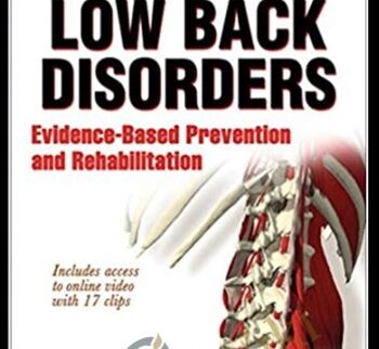 Low Back Disorders - Stuart Mcgill