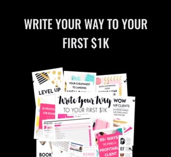 Write Your Way to Your First $1k – Elna Cain