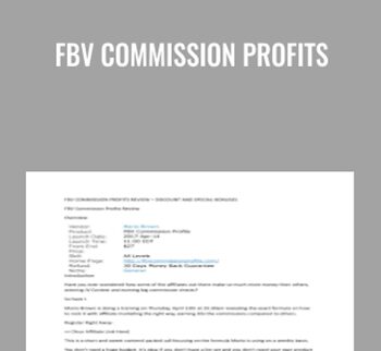 FBV Commission Profits - Mario Brown