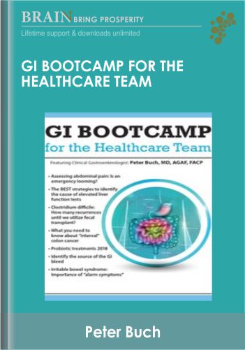 GI Bootcamp For The Healthcare Team – Peter Buch