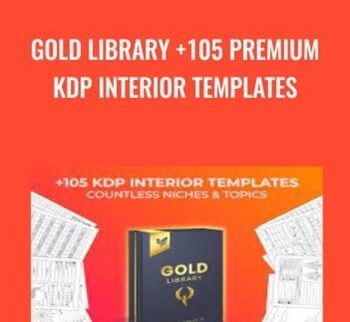 Gold Library +105 Premium KDP Interior Templates – Book Bird
