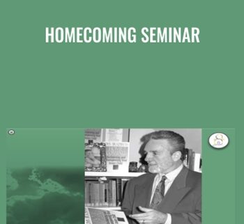 Homecoming Seminar - John Bradshaw