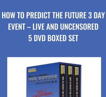 How To Predict The Future 3 Day Event – Live And Uncensored 5 DVD Boxed Set - Robert Kiyosaki