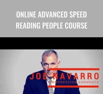 Online Advanced Speed Reading People Course – Joe Navarro
