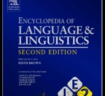 Encyclopedia Of Language And Linguistics – Keith Brown