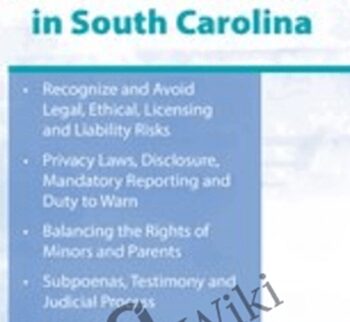 Legal & Ethical Issues in Behavioral Health in South Carolina - R. Alan Powell