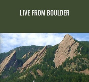 Live from Boulder - David Deida