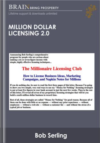 Million Dollar Licensing 2.0 – Bob Serling