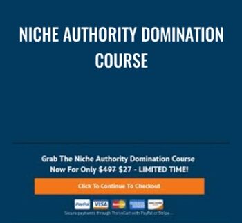 Niche Authority Domination Course - Mark Dickenson & Tony Newton