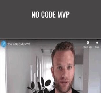 No Code MVP – Bram Kanstein