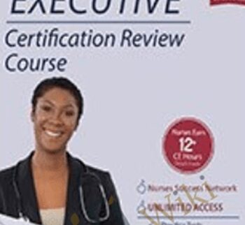 Nurse Executive Certification Review Course - Jeff Strickler