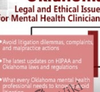 Oklahoma Legal and Ethical Issues for Mental Health Clinicians - Susan Lewis