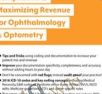 Optimizing Compliance and Maximizing Revenue for Ophthalmology and Optometry - Jeffrey P. Restuccio