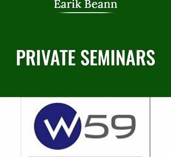 Private Seminars - Earik Beann