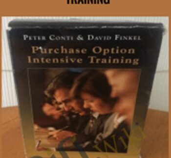 Purchase Option Intensive Training – Peter Conti & David Finkel