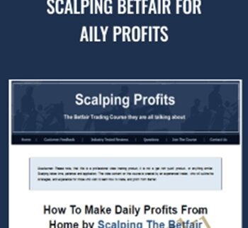 Scalping Betfair For Daily Profits - Anonymous