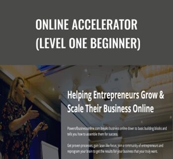 Online Accelerator (Level One Beginner) – Sharnee Bennett