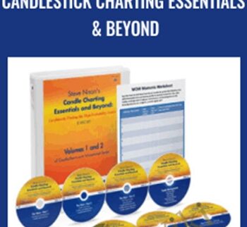 2009 Mega Package - CANDLESTICK CHARTING ESSENTIALS & BEYOND - 8 DVDs + Manual Volume 1 & 2 - Steve Nison