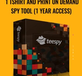 1 Tshirt And Print On Demand SPY Tool (1 YEAR ACCESS) – Teespy
