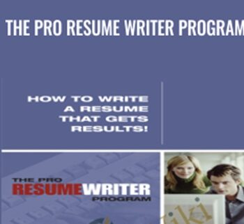 The Pro Resume Writer Program