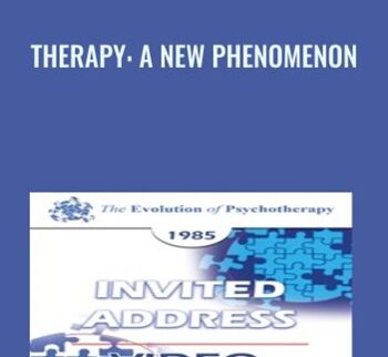 Therapy: A New Phenomenon - Jay Haley