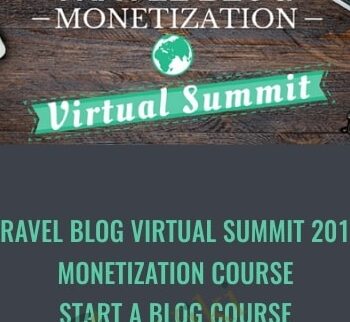 Travel Blog Virtual Summit 2017, Monetization Course, Start A Blog Course, Pitching Masterclass - Travel Blog