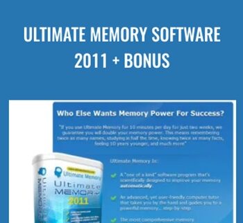 Ultimate Memory Software 2011 + Bonus