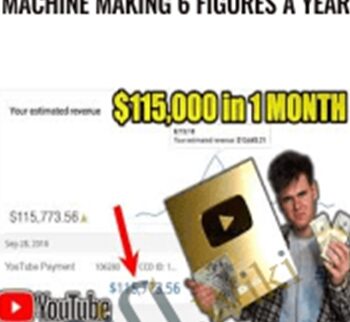 YouTube Revenue Machine Making 6 Figures A Year