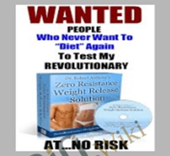 Zero Resistance Weight Release – Dr Robert Anthony