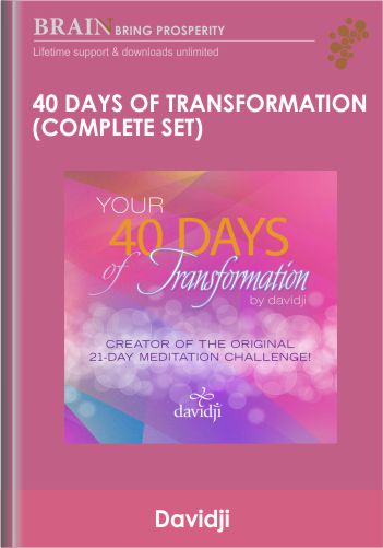40 Days Of Transformation (Complete Set) – Davidji